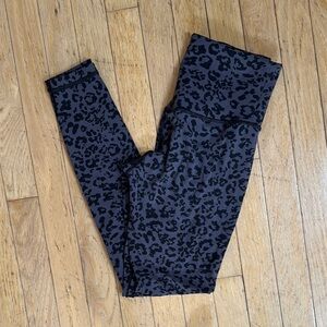 Athleta Black Leopard Print Leggings